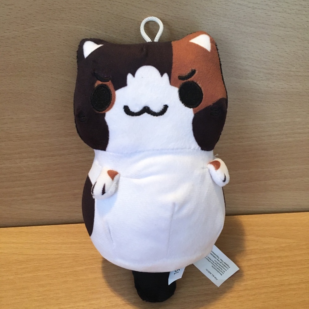 Calico Kitty Cat Kleptocats Plush Stuffed Toy 7 in